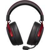 MCHOSE V9 Pro Wireless  over-ear gaming headset Zwart/rood, PC / laptop / Playstation / Switch / Smartphone, 2.4G / Bluetooth / Wired / Type-C