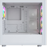 Montech XR Wood midi tower behuizing Wit | 1x USB-A | 1x USB-C | RGB | Window