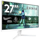 Philips EVNIA 27M2N3201PL 27" monitor Wit, 1x HDMI 2.0, 1x DisplayPort 1.4, 260 Hz (Overclock)
