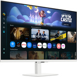 SAMSUNG Smart Monitor M5 S32FM501EU 31.5"  Wit, 2x HDMI, Wi-Fi 5, Audio