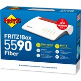 AVM FRITZ!Box 5590 Fiber XGS-PON router Wit/rood, Mesh Wi-Fi