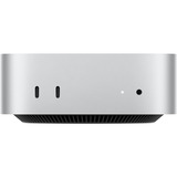 Apple Mac Mini (2024) mini-pc Zilver | M4 10 Core | M4 10-Core GPU  | 16 GB | 512 GB SSD