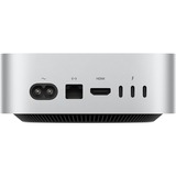 Apple Mac Mini (2024) mini-pc Zilver | M4 10 Core | M4 10-Core GPU  | 16 GB | 512 GB SSD
