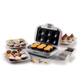 Ariete Party time Tosti / cupcake maker 1972/00 sandwichmaker Rood