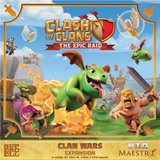 Asmodee Clash of Clans: The Epic Raid - Clan Wars Expansion Bordspel Engels, 2 - 6 spelers, 45 - 90 minuten, Vanaf 12 jaar, Uitbreiding