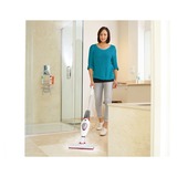 BLACK+DECKER BDS1616R 1600W steam-mop met 2 stoomdoeken stoomreiniger Wit/rood