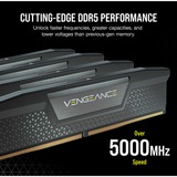 Corsair 32 GB DDR5-6000 (2x 16 GB) Kit werkgeheugen Zwart, CMK32GX5M2E6000C36, Vengeance, XMP