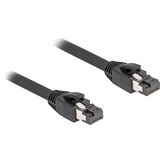 DeLOCK Netwerkkabel S/FTP, RJ-45 met Cat.8.1 Zwart, 2 meter