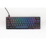 Ducky One 3 Pro Mini RGB mechanisch gaming toetsenbord Zwart, US lay-out (QWERTY), Cherry MX2A Blue, 60%, RGB led, Double-shot PBT, QUACK Mechanics, hot swap