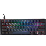 Ducky One 3 Pro Mini, gaming toetsenbord Zwart, US lay-out, Cherry MX2A Blue, RGB led, Double-shot PBT, QUACK Mechanics, 60%, hot swap