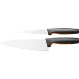 Fiskars Functional Form Koksmessen 2-delig bestek Zwart/roestvrij staal, Japans roestvrij staal | handvat met SoftGrip