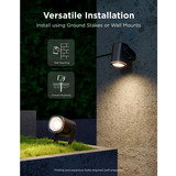 Govee Outdoor Spotlights 2 - 2-pack verlichting Zwart