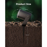 Govee Outdoor Spotlights 2 - 2-pack verlichting Zwart