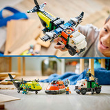 LEGO City - Vliegtuig, servicewagen en hovercraft remix Constructiespeelgoed 60505