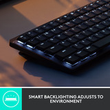 Logitech MX Mechanical Mini, toetsenbord Zwart/grijs, US-International, GL Tactile, Bluetooth Low Energy