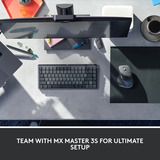 Logitech MX Mechanical Mini, toetsenbord Zwart/grijs, US-International, GL Tactile, Bluetooth Low Energy