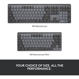 Logitech MX Mechanical Mini toetsenbord Zwart, US-International lay-out (QWERTY), GL Tactile, 80% (TKL)	, Bluetooth
