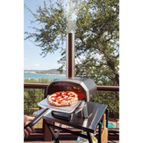 Ooni Karu 2 Multi-Fuel Pizza Oven pizzaoven Zwart/roestvrij staal, 12'' pizza, Hout, houtskool en gas