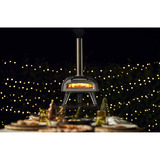 Ooni Karu 2 Multi-Fuel Pizza Oven pizzaoven Zwart/roestvrij staal, 12'' pizza, Hout, houtskool en gas