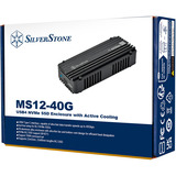 SilverStone MS12-40G externe behuizing Zwart