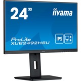 iiyama ProLite XUB2492HSU-B6 23.8" monitor Zwart, HDMI, DisplayPort, USB, Audio