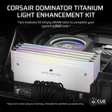 Corsair Dominator Titanium DDR5 Lighting Enhancement Kit ledverlichting Wit, CMPLEKIT2W