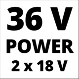 EINHELL Accu grasmaaier GE-CM 43 Li M Kit Rood/zwart, Accu inbegrepen