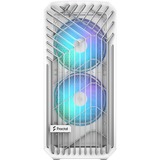 Fractal Design Torrent white RGB TG Clear Tint midi tower behuizing Wit | 2x USB-A | 1x USB-C | RGB | Window