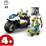 LEGO City - Achtervolging met de politiemotor Constructiespeelgoed 60455