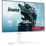 iiyama G-Master Red Eagle GB2471HSU-W1 23.8" gaming monitor Wit (mat), 2x HDMI, DisplayPort, USB-A, USB-C, 240 Hz