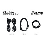 iiyama ProLite X2792QSU-B1 27" monitor Zwart, HDMI, DisplayPort, 2x USB-A, USB-B, 120 Hz