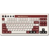 8BitDo Retro Mechanical Keyboard Fami Edition Beige, US lay-out (QWERTY), Kailh Box White, 80% (TKL)	, Bluetooth Low Energy, Wireless 2.4G, USB