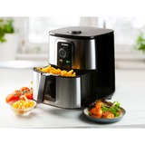 Domo Deli-fryer DO536FR  heteluchtfriteuse Inox/zwart, 5.5 Liter