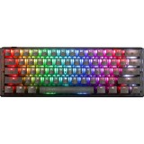 Ducky One 3 Mini Aura RGB mechanisch toetsenbord Zwart, US lay-out (QWERTY), Cherry MX Brown, 60%, ABS Double Shot, hot swap