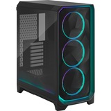 Fractal Design Meshify 3 Ambience Pro RGB Light Tint  midi tower behuizing Zwart | 2x USB-A | 1x USB-C | RGB | Tempered Glass