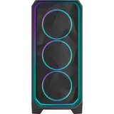 Fractal Design Meshify 3 Ambience Pro RGB Light Tint  midi tower behuizing Zwart | 2x USB-A | 1x USB-C | RGB | Tempered Glass