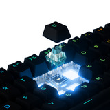 MCHOSE Ace 60 Pro Hall Effect Magnetic Switch Gaming Keyboard Zwart, US lay-out (QWERTY), Ice Blue Magnetic, 60%, RGB, Hot swap, PBT Keycaps, Hall Effect Sensor