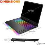 OMEN MAX 16-ah0395nd 16"  gaming laptop Zwart | Core Ultra 9 275HX | RTX 5090 | 64 GB | 2 TB SSD