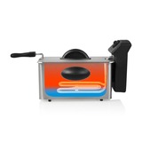 Princess 182642 Friteuse frituurpan Roestvrij staal, 4,0 Liter
