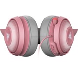 Razer Kraken Kitty V2 Pro RGB over-ear gaming headset Roze