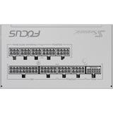 Seasonic FOCUS-GX-750-V4 750W ATX3.0 voeding  Wit, 1x 12VHPWR, 2x PCIe, kabelmanagement