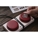 8BitDo Famicom Bundel mechanisch gaming toetsenbord Beige, US lay-out (QWERTY), Kailh Box White, 80% (TKL)	, USB / 2,4 GHz / Bluetooth