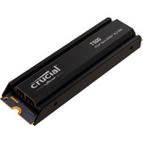 Crucial T500 1 TB met heatsink SSD Zwart, PCIe 4.0 x4, NVMe, M.2 2280