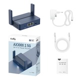 Cudy AX3000 2.5G Wi-Fi 6 Router met USB mesh router Blauw, Cudy Mesh, Cudy app