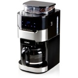 Domo Koffiezetapparaat Grind and Brew DO721K koffiefiltermachine Zwart/zilver