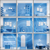 FRITZ! Mesh Wi-Fi Set 1700 triopack Edition International repeater Wit, 3 stuks, Wi-Fi 7, 3600 Mbit/s