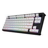 Hator Skyfall MAG Ultra 8K RGB mechanisch gaming toetsenbord Zwart, US lay-out (QWERTY), HATOR Aurum Ice, 80% (TKL)	, RGB, Double-shot PBT, Hot-swap