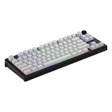 Hator Skyfall MAG Ultra 8K RGB mechanisch gaming toetsenbord Zwart, US lay-out (QWERTY), HATOR Aurum Ice, 80% (TKL)	, RGB, Double-shot PBT, Hot-swap