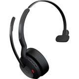 Jabra Evolve2 55, Incl. oplaadstandaard on-ear headset Zwart, Mono, Microsoft Teams, USB-A, Link380a