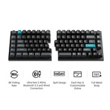 Keychron Q11 Ultra 8K Wireless Custom Mechanical Keyboard Zwart, US lay-out (QWERTY), Keychron Silk POM Red, 100%, RGB leds, KSA double-shot PBT, hot swap, 2.4GHz | Bluetooth 5.2 | USB-C